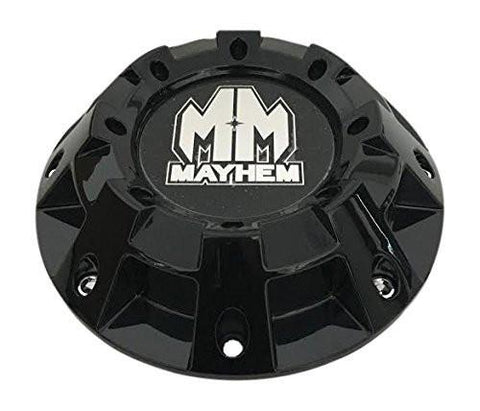 Mayhem Wheels C108100B 81492090F-1 Gloss Black Center Cap - The Center Cap Store
