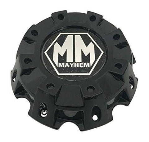 Mayhem Wheels C108101B02-F 813120825F-1 Black Wheel Center Cap - The Center Cap Store