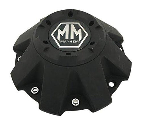 Mayhem Wheels C806801-1CAP Matte Black Center Cap - The Center Cap Store