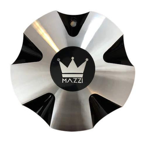 Mazzi Wheels 337 Edge C10337B-CAP C10D37B-CAP Black Machined Center Cap - The Center Cap Store