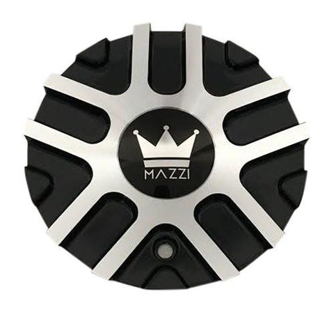 Mazzi Wheels C10368B C-553 C-553-1 Black and Machined Wheels - The Center Cap Store