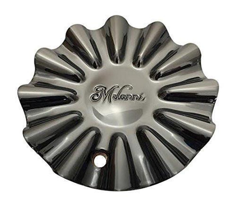 Milanni 450 Baron Hyper Black Metal Wheel Rim Center Cap 450-CAP LG0910-06 - The Center Cap Store