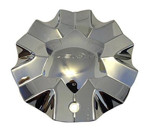 Milanni Hollywood C436R LG1112-14 Chrome Wheel Center Cap Six Spoke - The Center Cap Store