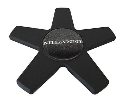 Milanni Wheels VK-1 C565501 Black Wheel Center Cap - The Center Cap Store