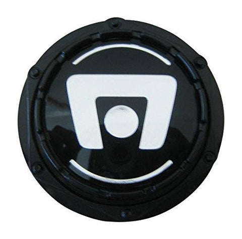 Motegi Wheels M603B CAP M-603 Gloss Black with White Lettering Center Cap - The Center Cap Store
