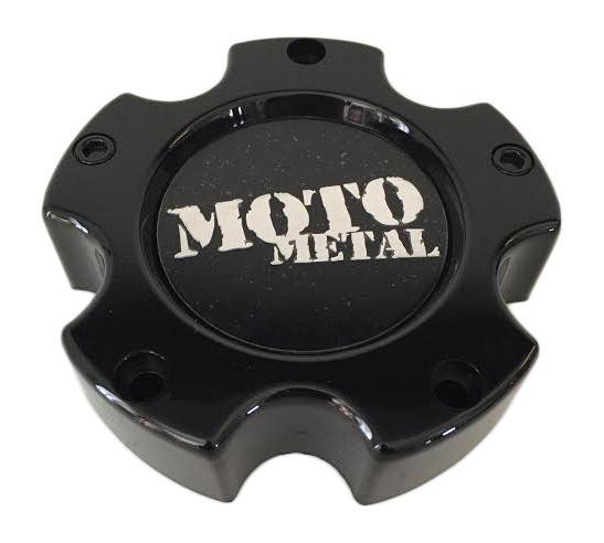 Moto Metal MO909 MO909B5127B 5x127 5x5 Gloss Black Center Cap - The Center Cap Store