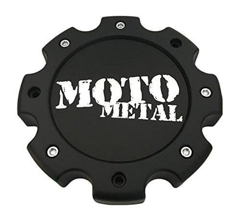 Moto Metal Wheels 490L204-YB002 490L204 Matte Black Wheel Center Cap - The Center Cap Store
