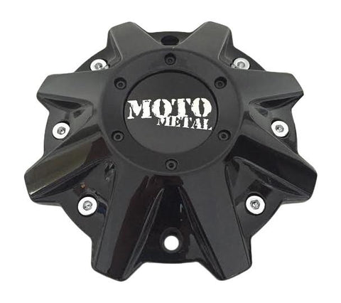 Moto Metal Wheels MO479L214GBO MO 497L214 Gloss Black Center Cap - The Center Cap Store