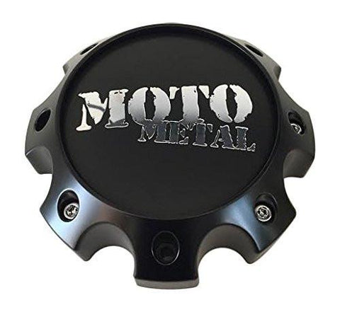 Moto Metal Wheels MO989S05 989C05 S1411-04 Black Center Cap - The Center Cap Store