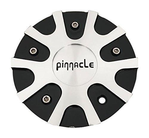 Pinnacle P72 Gunner P72-18-AL Black and Machined Wheel Center Cap - The Center Cap Store
