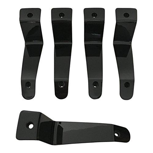 RBP Wheels 93 BZ-028-3(C-218) Gloss Black Inserts Set of 5 Fits 20 Inch ...