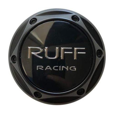 Ruff Racing 360 356 Wheels 889S01 889S01+MB-217 R6056FBB Black Center Cap - The Center Cap Store