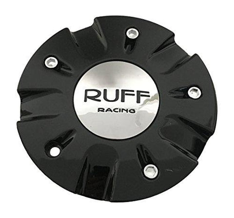Ruff Racing Wheels C-5079-1-CAP-R935 Gloss Black Wheel Center Cap - The Center Cap Store