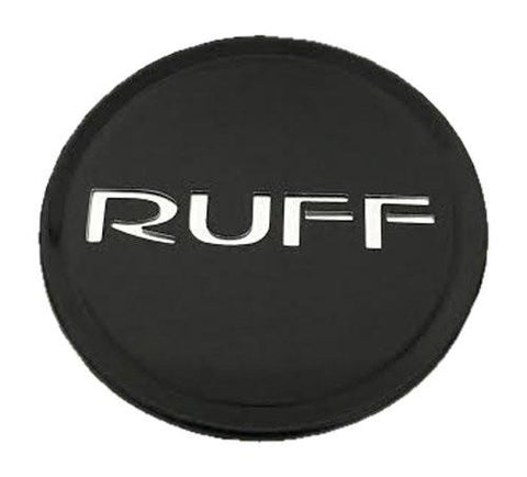 RUFF Racing Wheels C530502B/C Black Wheel Center Cap - The Center Cap Store