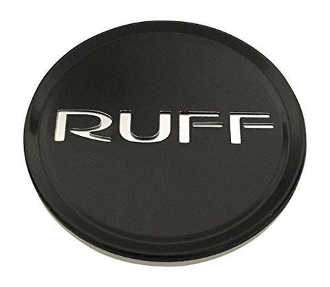RUFF Racing Wheels C530502CAP C530502B-C Black Wheel Center Cap - The Center Cap Store