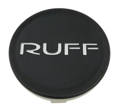 Ruff Racing Wheels C710301CB7/S Black Wheel Snap In Center Cap - The Center Cap Store