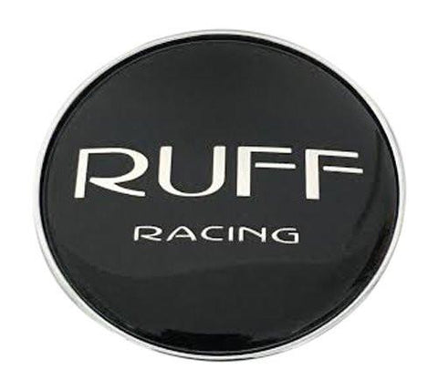 RUFF Racing Wheels LH140602K60 CAP-619 Black Wheel Center Cap - The Center Cap Store
