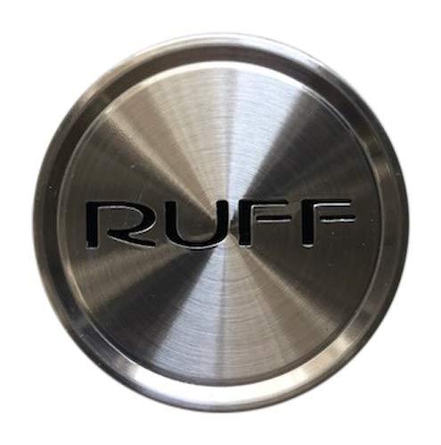 Ruff Wheels R1 S215K68 (W) R1BRUSHED Brushed Metal Center Cap - The Center Cap Store