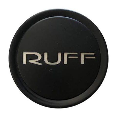 Ruff Wheels R3 CAP9012-U4B RR3B Satin Black Center Cap - The Center Cap Store