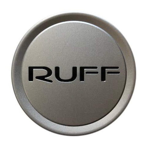 Ruff Wheels R3 CAP9102-S RR3S Silver Center Cap - The Center Cap Store