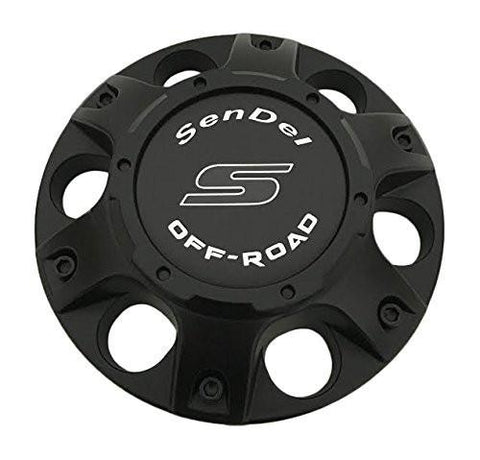 Sendel Offroad Wheels 62912090F-1 S1050-S36-6LG-MATTE Black Wheel Center Cap - The Center Cap Store