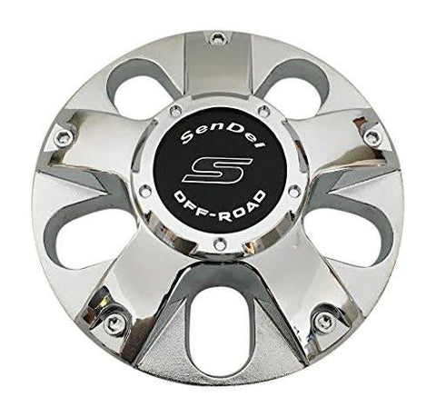Sendel Offroad Wheels 62912090F-2 S1050-S36-5-MATTE Chrome Wheel Center Cap - The Center Cap Store