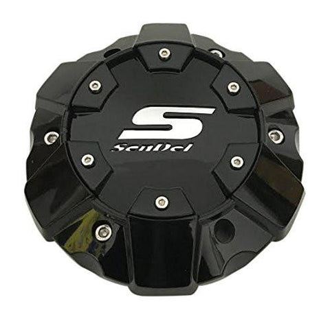 Sendel Wheels 62871780F-1 Gloss Black Wheel Center Cap - The Center Cap Store