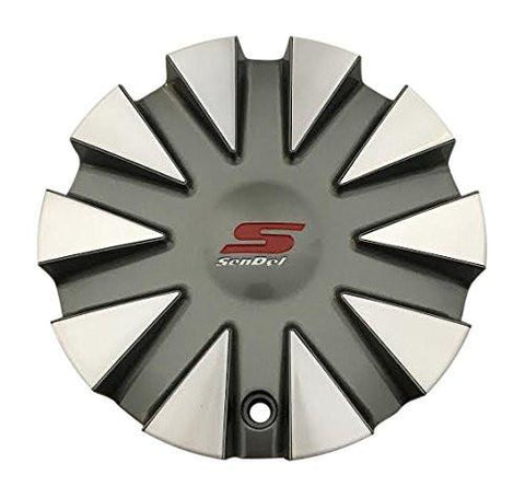Sendel Wheels S07 C1 926 01 Gun Metal Wheel Center Cap - The Center Cap Store