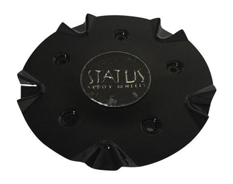 Status Wheels C515304CAP-S802 Black Wheel Center Cap – The Center Cap Store