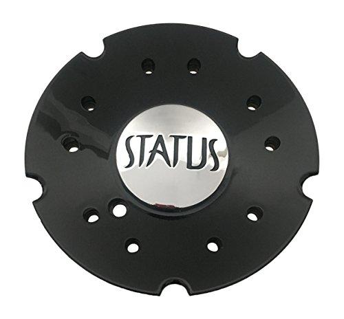 Status Wheels C539001-2/S820-CAP C539001-1/S820-CAP Black Wheel Center Cap - The Center Cap Store