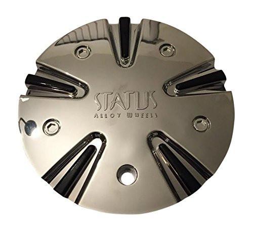 Status Wheels C597704 (2075+18+17) CAP-S2222 Chrome Wheel Center Cap ...