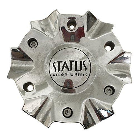 Status Wheels C6055-1-CAP-S807 USED Chrome Wheel Center Cap - The Center Cap Store