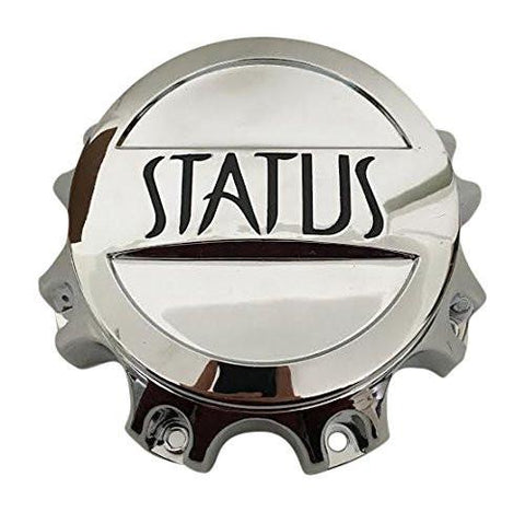 Status Wheels Game S813 8 Lug Chrome Center Cap - The Center Cap Store