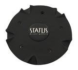 Status Wheels S-S802-C Black Wheel Center Cap - The Center Cap Store