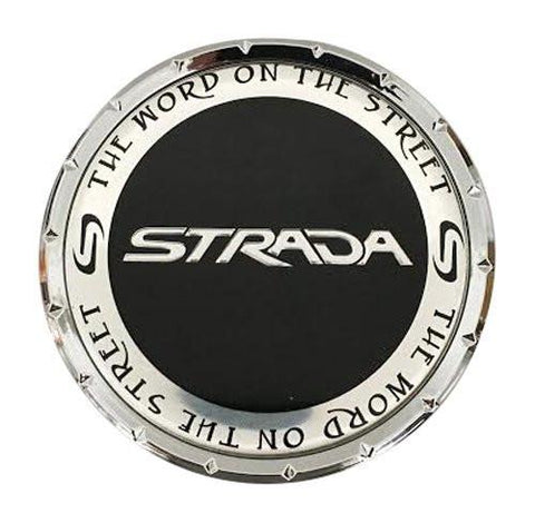 Strada Wheels C-ZW-1 Chrome Wheel Snap In Center Cap - The Center Cap Store