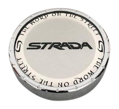 Strada Wheels No Part Number Chrome Snap In Center Cap - The Center Cap Store