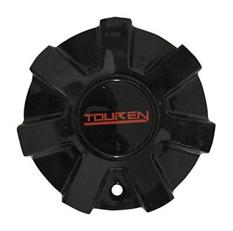 Touren Wheels C-216-5 C1032601R Black and Red Center Cap - The Center Cap Store