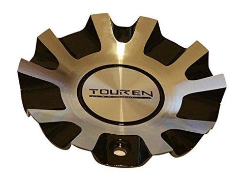 Touren Wheels C103130MF 56481880F-3 Black and Machined Center Cap - The Center Cap Store