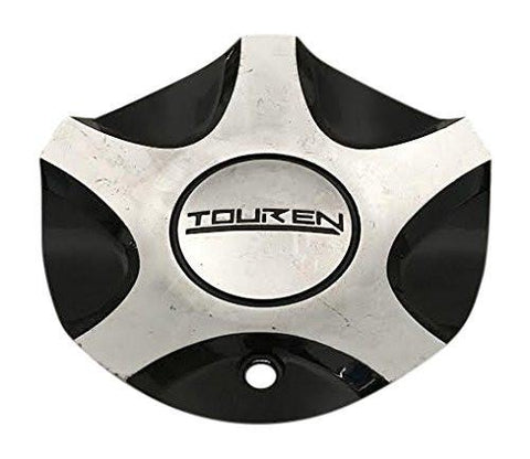 Touren Wheels C1031901M Black and Machined Center Cap - The Center Cap Store