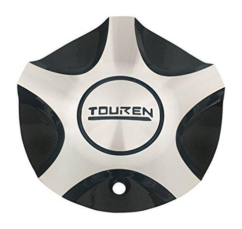 Touren Wheels C514202B/M C1031903M Black and Machined Wheel Center Cap - The Center Cap Store