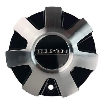 Touren Wheels TW-C1032602B C-216-3 Black and Machined Center Cap - The Center Cap Store