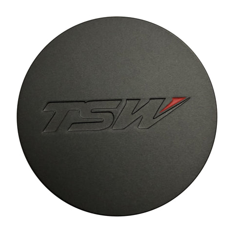 TSW Wheels PCC43-T Charcoal Snap In Center Cap - The Center Cap Store