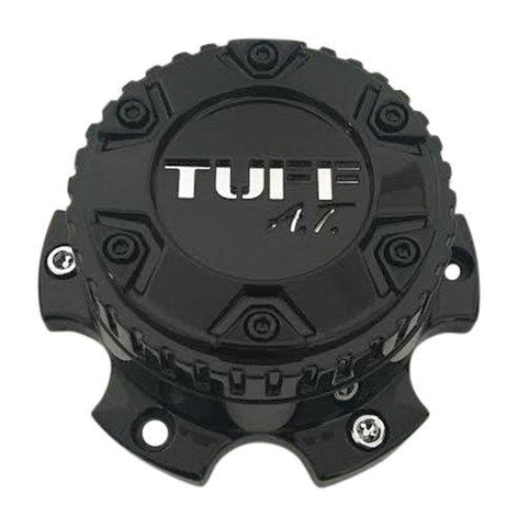 TUFF AT Wheels 2321L128-1 Gloss Black Wheel Center Cap - The Center Cap Store