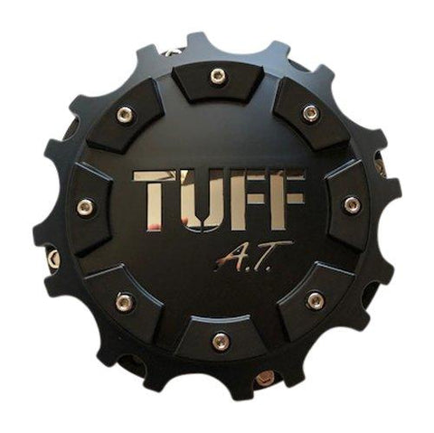TUFF AT Wheels C611905CB3/C C6119-6CAP C6119-8 Black and Silver Center Cap - The Center Cap Store