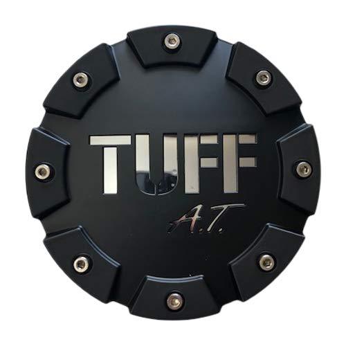 Tuff Wheels C6119-6CAP PCTLFBC Black with Chrome Logo Center Cap - The Center Cap Store