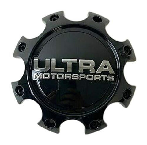 Ultra Motorsports Gloss Black Wheel Center Cap 81201765F-6 A89-9770BK - The Center Cap Store