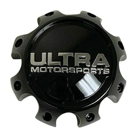 Ultra Motorsports Gloss Black Wheel Center Cap 81211765F-6 A89-9771BK - The Center Cap Store