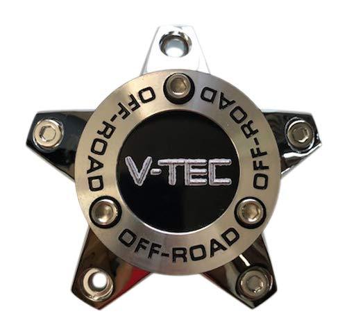 V-Tec Offroad Wheels C394 6029B127-5H Used Black Machined Center Cap - The Center Cap Store