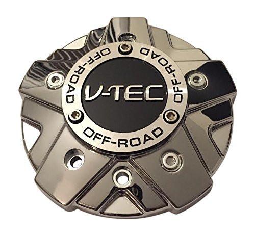 V-Tec Offroad Wheels C394-6CL C394-CL-CAP Chrome Wheel Center Cap - The Center Cap Store