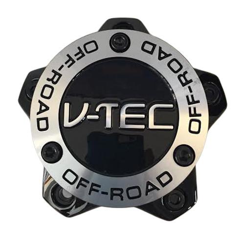 V-TEC Wheels C394GB-5 Black Wheel Center Cap - The Center Cap Store